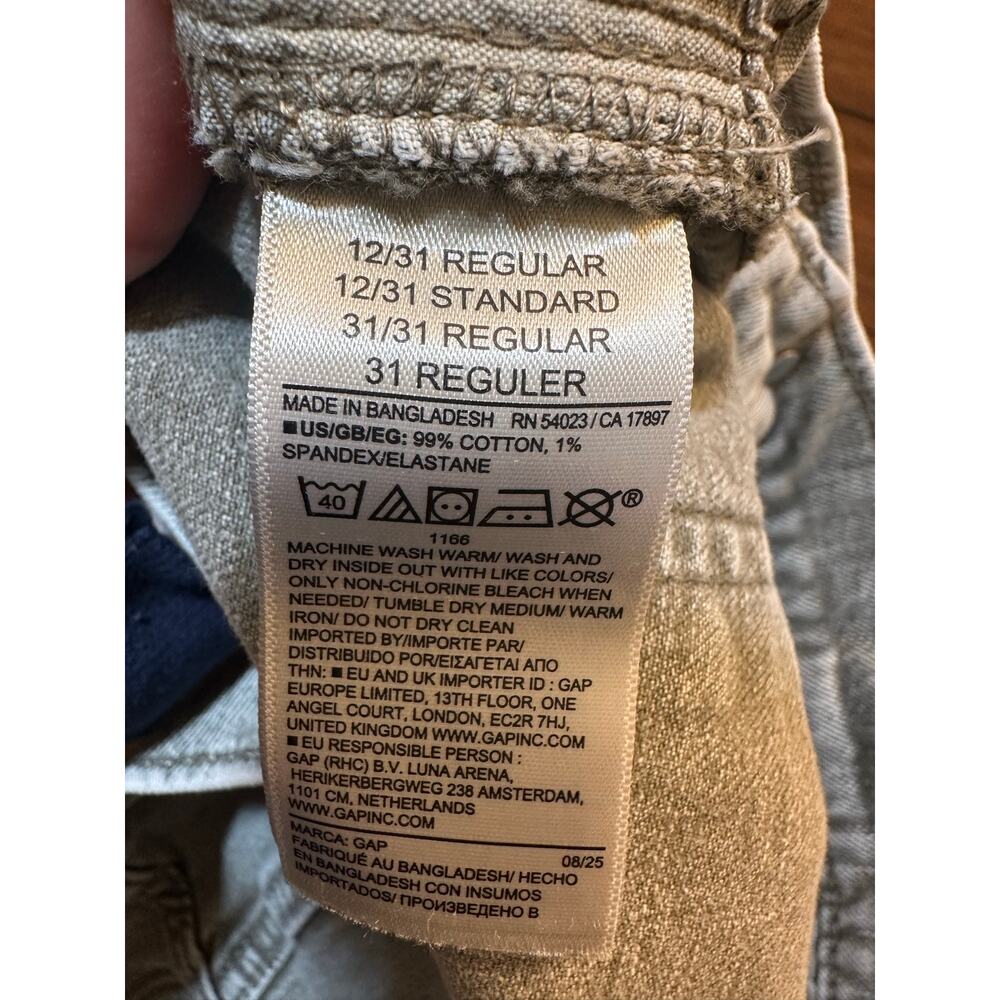 GAP High Rise Barrel Jeans, Size 12 - Picture 8 of 9
